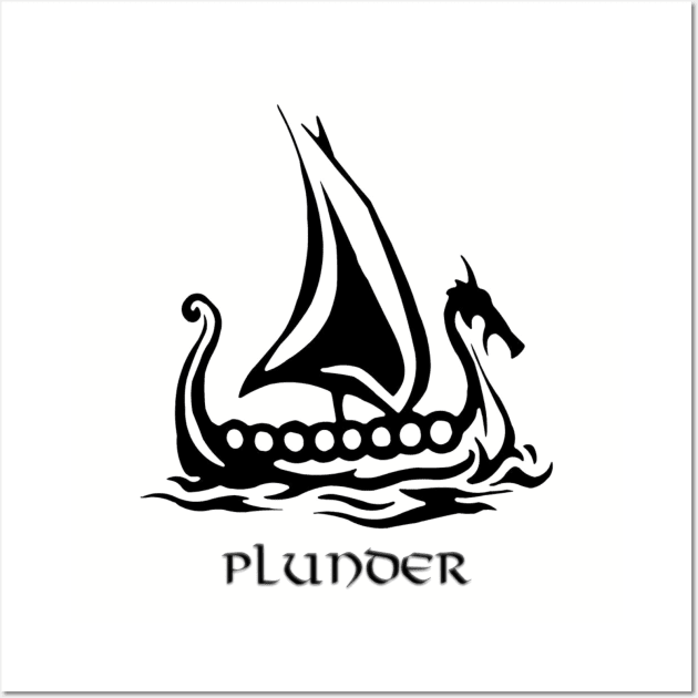 Vikings Plunder Wall Art by 4swag